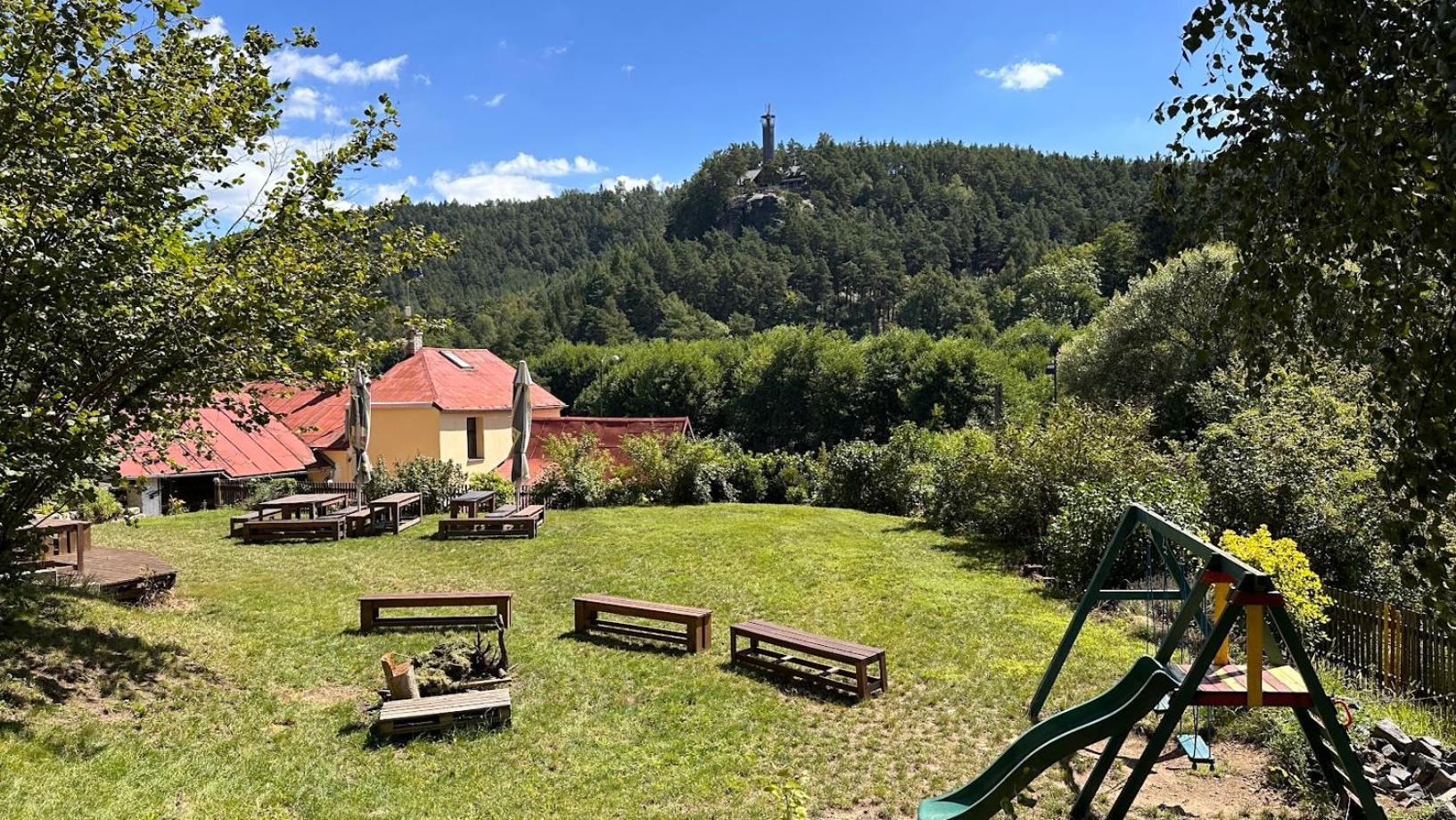 Chata Pod Hradem Sloup  Zewnętrze zdjęcie